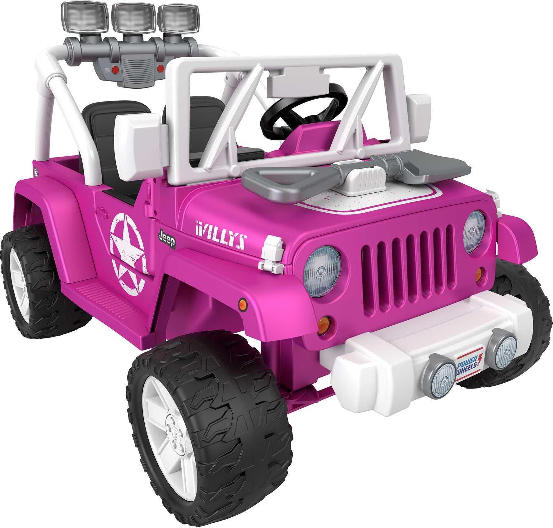 Add Pink Accents To Your White Jeep